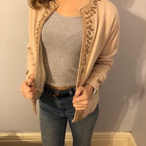 Vintage beaded cardigan